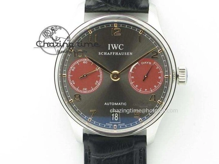 MIROTIME 0325 Compact Portuguese IW545409 RG ZF 1:1 Best Edition White Dial On Brown Leather Strap A 7336